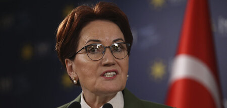 IYI-Parteichefin Meral Aksener am Freitag in Ankara