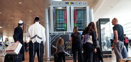 Nichts läuft mehr: Auch der Verkehr am Ben-Gurion-Flughafen in T...