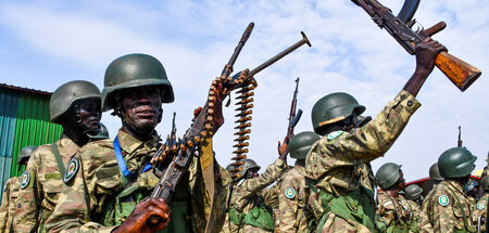 Hilfe aus Südsudan: Auch »Friedenstruppen« haben bei der Bevölke...