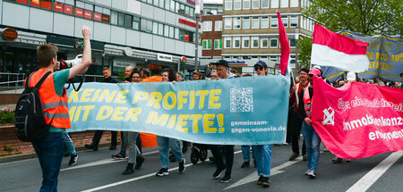 Auch die Vergesellschaftung von Wohnungskonzernen war eine Forde...