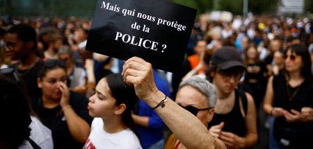 Trauermarsch gegen Polizeigewalt am Donnerstag in Paris