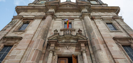 Die Mauern der Nürnberger Egidienkirche (26.07.2023)