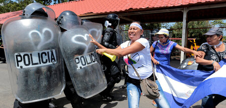 Die rechte Opposition hatte 2018 in Nicaragua anlässlich einer n...