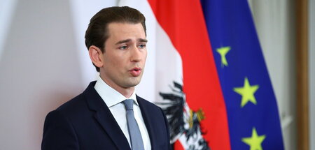 Exkanzler Kurz macht Miene in Wien (8.10.2021)