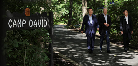 US-Präsident Joseph Biden, Japans Premierminister Fumio Kishida ...