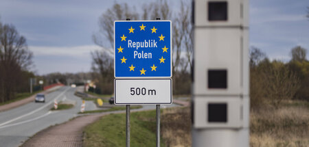 Die Grenze zwischen Polen und Deutschland wird in der jüngsten Z...