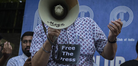 Lauter Widerstand für die Pressefreiheit: Einer der betroffenen ...