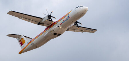 Flugzeug der Gesellschaft Air Nostrum