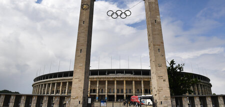 Überbleibsel der Nazispiele von 1936: Das Berliner Olympiastadio...