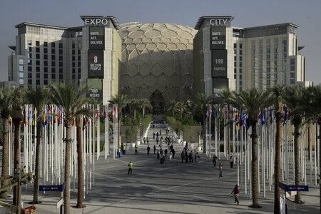 Veranstaltungsort des UN-Klimagipfels in Dubai (29.11.2023)