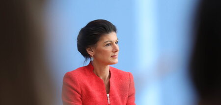 Präsent in den Medien: Sahra Wagenknecht