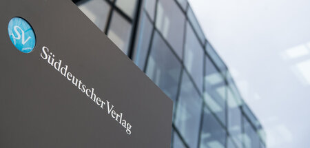 Mit hausinternen Problemen: die Süddeutsche Zeitung
