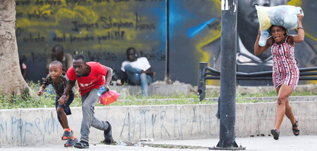 Schnell weg hier. Gewalt in Port-au-Prince