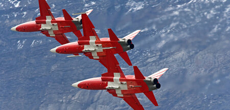 Bald unter NATO-Flagge? Die Kunstflugstaffel der Schweizer Luftw...