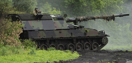 Je nach Munition kann die »Panzerhaubitze 2000« bis zu 40 Kilome...