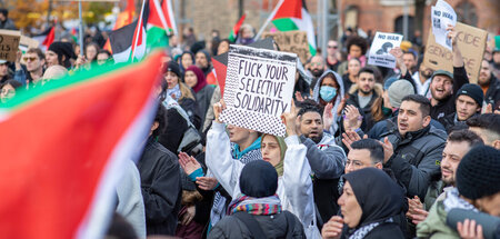 »Selektive Solidarität«: Demonstration gegen das Verbot von »Sam...