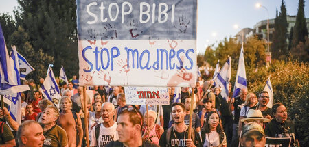 Die Proteste gegen den israelischen Premier Benjamin »Bibi« Neta...