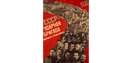 Deutliche Übernahmen: Sowjetisches Plakat von Gustav Klucis: Die...