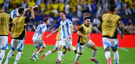 Hurra, hurra: Argentinien feiert den Gewinn der Copa América (Mi...