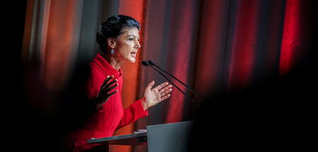 BSW-Chefin Sahra Wagenknecht (Berlin, 27.1.2024)