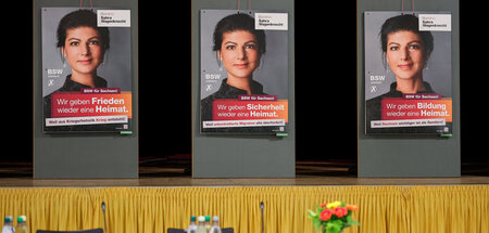 BSW-Gründerin Sahra Wagenknecht lehnt deutsche Waffenlieferungen...