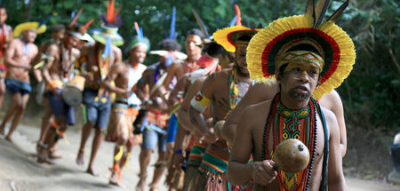 Indigenes Festival in Brasilien: Hier treffen sich Angehörige de...