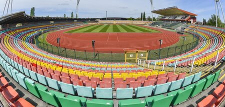 Friedrich-Ludwig-Jahn-Stadion in Berlin-Prenzlauer Berg