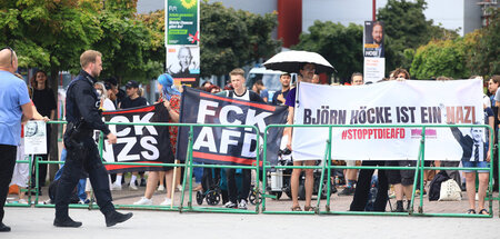 Fragt sich nur, wen die Protestierenden im Landtagswahlkampf noc...