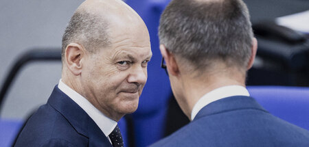 »Vertrauliche und zielgerichtete Gespräche«: Kanzler Olaf Scholz...