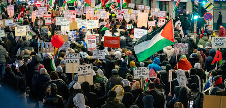 Großdemonstration für einen sofortigen Waffenstillstand in Gaza ...