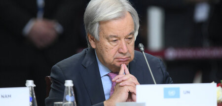 UN-Generalsekretär António Guterres wurde für seine Teilnahme am...