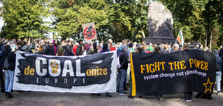 Protest gegen den Import von Steinkohle (Hamburg, 5.10.2019)