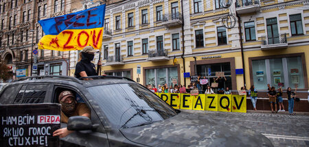 Demo zur Freilassung der »Verteidiger« des Hüttenwerks »Asowstal...