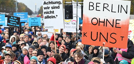 Protestkundgebung gegen die Kürzungen (Berlin, 13.11.2024)