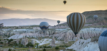 Brandgefährlich: Heißluftballons