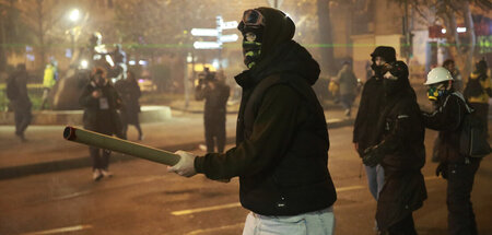 Prowestliche Demonstranten in Georgiens Hauptstadt Tbilissi (3.1...