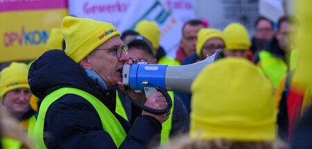 Sie haben schon mal vorgelegt: Streik der DPVKOM-Mitglieder bei ...