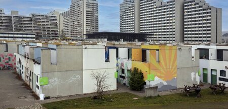 Im ehemaligen Olympiadorf in München sind jetzt Studierendenwohn...