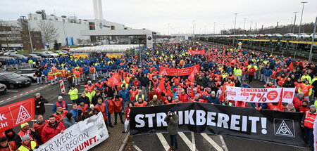 Die Kampfbereitschaft der Arbeiter ist hoch, die Kompromissberei...