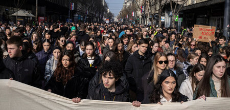 Seit Monaten bringen Zehntausende Demonstranten die Regierung vo...