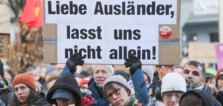 Protest gegen den »Rechtsruck« in Nürnberg (8.2.2025)