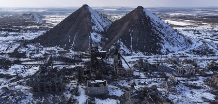 Sollten die ukrainischen Truppen diese umkämpften Kohlebergwerke...