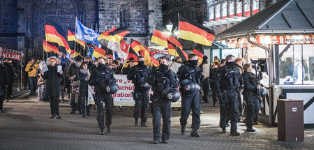 Jeden Montag ruft in Nürnberg das rechte »Team Menschenrechte« z...