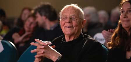 Rolf Becker am 12. April 2025 bei der Verleihung des Rosa-Luxemb... Rolf Becker am 12. April 2025 bei der Verleihung des Rosa-Luxemb...