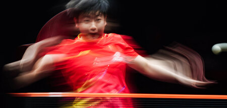 Da kann man sich wehtun: Sun Yingsha Da kann man sich wehtun: Sun Yingsha