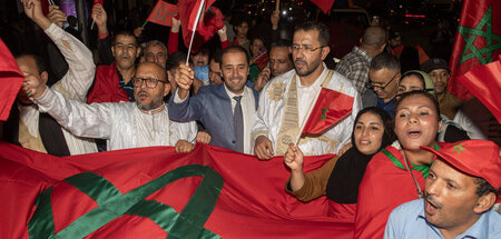 Ausgelassene Stimmung nach der Zustimmung des UN-Sicherheitsrats... Ausgelassene Stimmung nach der Zustimmung des UN-Sicherheitsrats...