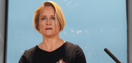 Dienstlich: Blaise Metreweli am Montag in London Dienstlich: Blaise Metreweli am Montag in London