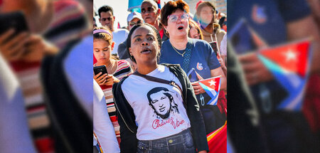 Solidarität mit Venezuela: Tausende protestierten in Kuba gegen ... Solidarität mit Venezuela: Tausende protestierten in Kuba gegen ...