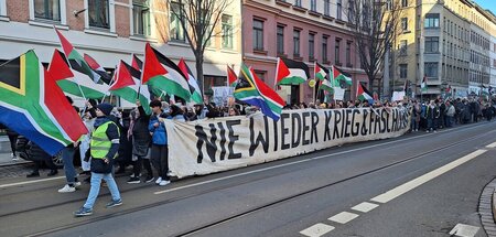 Palästinasolidarische Demonstration in Leipzig (27.1.2024) Palästinasolidarische Demonstration in Leipzig (27.1.2024)