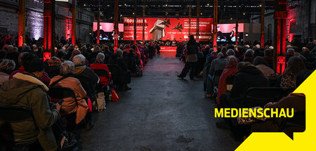 Voller Saal und viel Jugend auf der 31. Internationalen Rosa-Lux... Voller Saal und viel Jugend auf der 31. Internationalen Rosa-Lux...